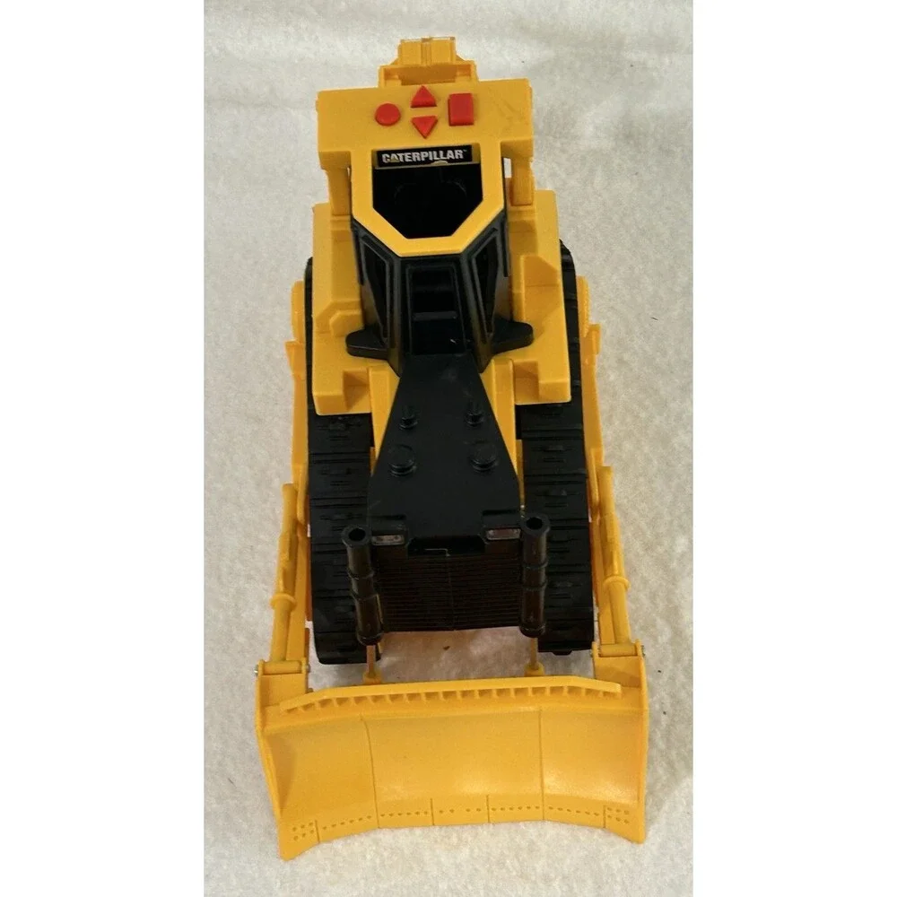 Vintage CAT BULLDOZER Toy State Industries 1997 Caterpillar w/ Sounds Works 12x7